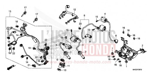SUB HARNESS/IGNITION COIL CRF1100A4L de 2020